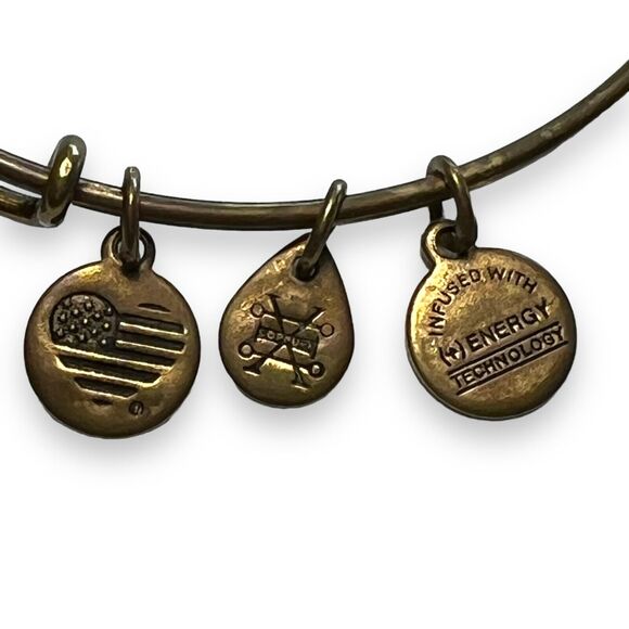 Alex and Ani Energy Womens Bangles Charm Bracelets Set of 2 Fashion Jewelry - Picture 5 of 16
